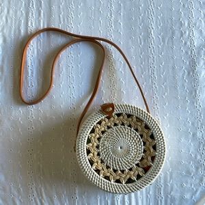 Novum Crafts Round Rattan bag